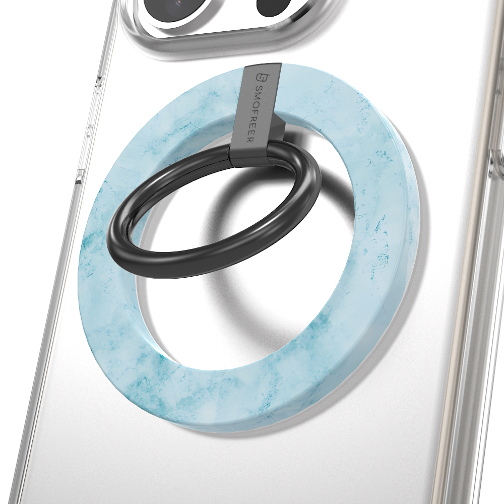 Marble magnetic phone grip